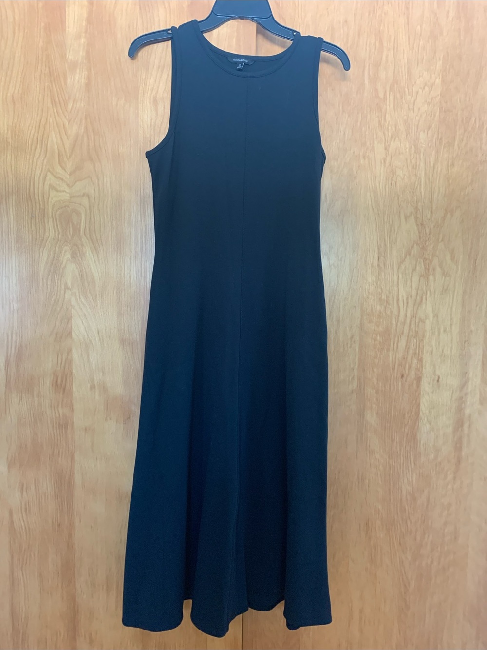 Banana Republic A-Line Midi Dress Minimalist Clean Girl Classic Old Money sz M